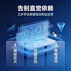 宣州建站-告别直觉依赖：三步学会数据驱动网站运营